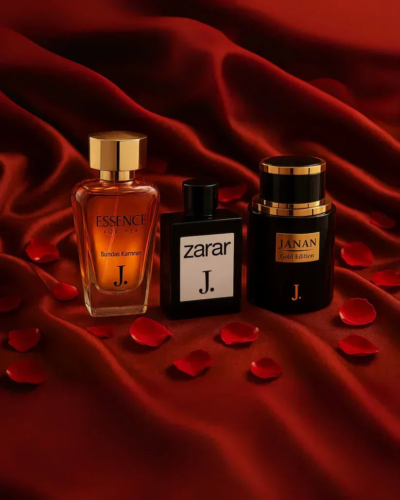 The Signature Collection by J. – Essence, Zarar, and Janan Gold Edition - PAK