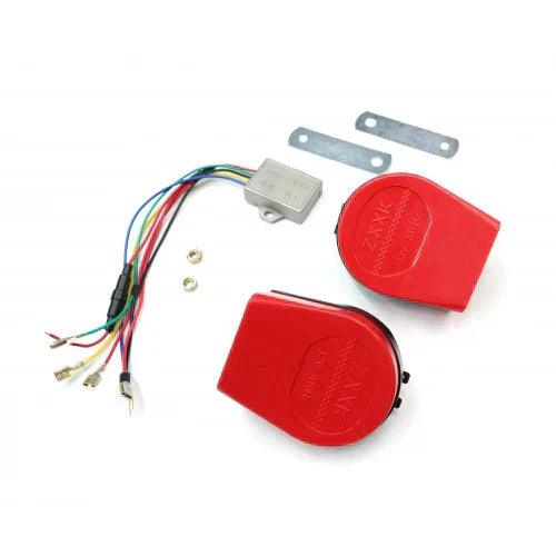 PAK 22 Sound Horn Electronic Siren for motorcycles, high-power motorcycle alarm with loud, attention-grabbing sound.