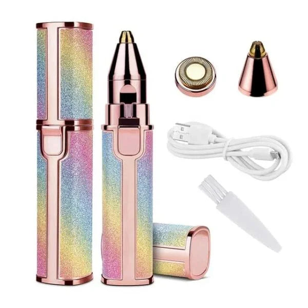 2 In 1 Hair Remover  Eyebrow Trimmer For Women - PAK