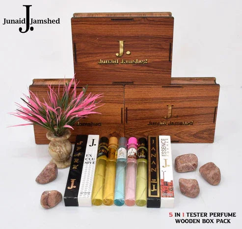 j.5 IN 1 WODEN GIFT BOX PERFUME - PAK