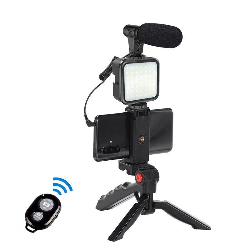 Portable Vlogging Kit: Tripod & Bluetooth Control - PAK
