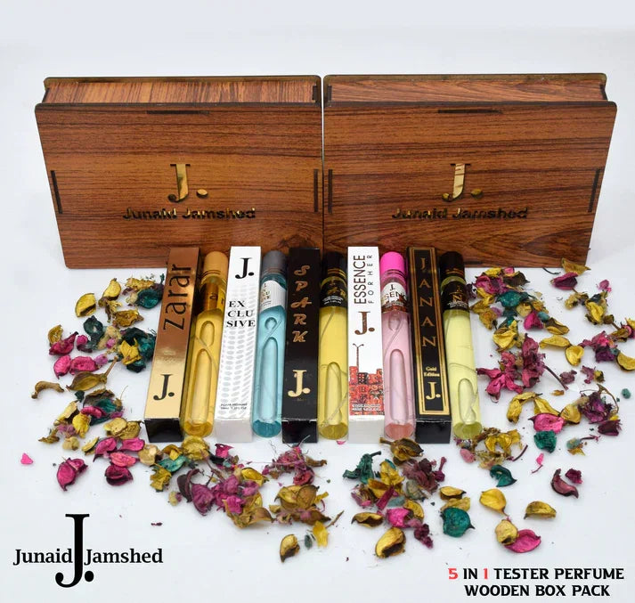 j.5 IN 1 WODEN GIFT BOX PERFUME - PAK