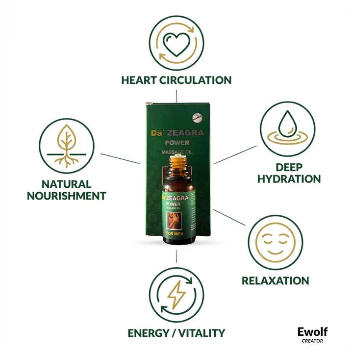 Da Zeagra Power Massage Oil - PAK