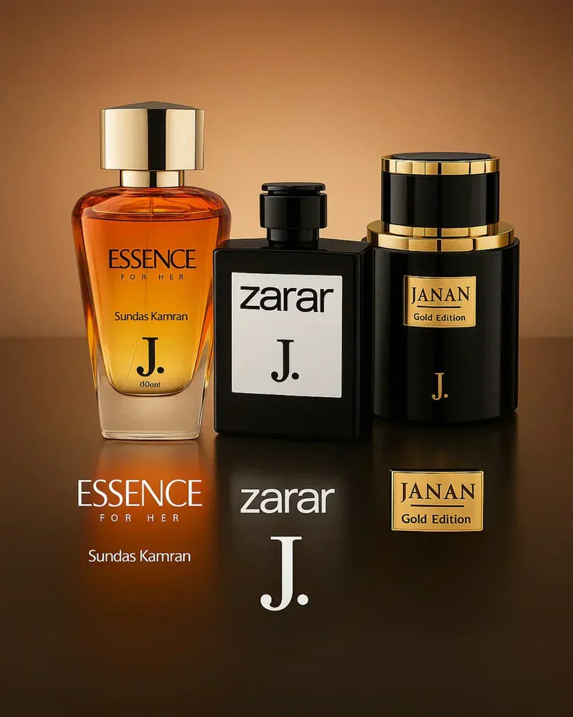 The Signature Collection by J. – Essence, Zarar, and Janan Gold Edition - PAK