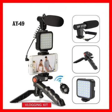 Portable Vlogging Kit: Tripod & Bluetooth Control - PAK