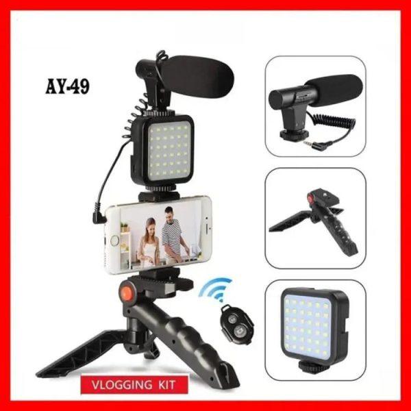 Portable Vlogging Kit: Tripod & Bluetooth Control - PAK