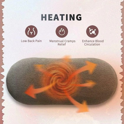 PAKBEAUTIFY electric heating belt for menstrual cramps with vibration therapy, providing relief and warmth for menstrual pain.