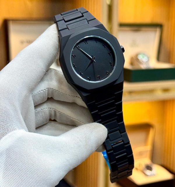 Full Black Aura Quartz Watch – Lightweight Design, , Premium Quality & Finish – Best Quality Analog Watch For Boys – Watch For Men | Full Black Color Watch - PAK