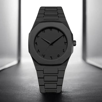 Full Black Aura Quartz Watch – Lightweight Design, , Premium Quality & Finish – Best Quality Analog Watch For Boys – Watch For Men | Full Black Color Watch - PAK