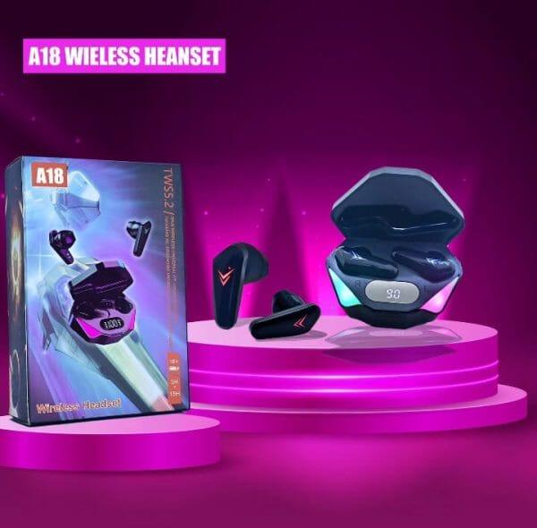 Tws A18 Gaming Headset Earbuds - PAK