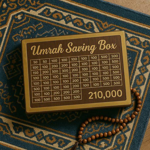 Umrah Saving Box "Journey to Makkah Starts Here" - PAK